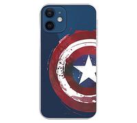 Funda para iPhone 13 Oficial de Marvel Capitán América Escudo Transparente - Marvel. Elige el diseño Que más te guste para tu iPhone 13.