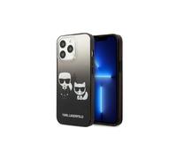 Funda Karl Lagerfeld Gradient Iconic Karl & Choupette, Negra - iPhone 13 Pro
