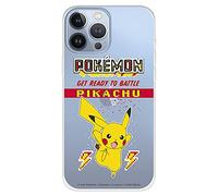 Funda para iPhone 13 Pro MAX Oficial de Pokémon Pikachu Get Ready To Battle. Elige el diseño Que más te guste para tu iPhone 13 Pro MAX