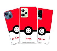 Funda para iPhone 13 Pro Oficial de Pokémon, Poké Ball Personalizada para Proteger tu móvil. Carcasa para iPhone de Silicona Flexible con Licencia Oficial de Pokémon