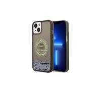 Funda para iPhone 14 Plus Karl Lagerfeld Liquid Glitter rosa y negra