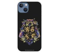 Funda para iPhone 14 Plus Oficial de Harry Potter, Hogwarts Floral para Proteger tu móvil. Carcasa para iPhone de Silicona Flexible con Licencia Oficial de Harry Potter