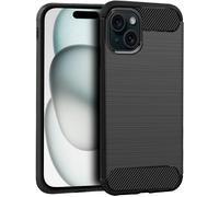 Cool Carcasa Carbón Negro para iPhone 15