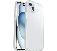 Funda para iPhone 15 Plus/14 Plus OtterBox React Series,Resistente a Golpes y caídas,Ultra-Fina, Protectora,Testada con los estándares Militares anticaídas, Stardust/Transparente