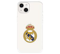 Funda para iPhone 15 Plus del Real Madrid Escudo Real Madrid tansparente para Proteger tu móvil. Carcasa de Silicona Flexible con Licencia Oficial Real Madrid