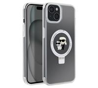 Funda para iPhone 15 Plus TPU Ring Stand Karl et Choupette