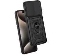 Cool Carcasa Hard Ring Negra para iPhone 15 Pro Max