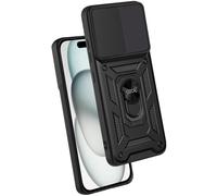 Carcasa Cool para iPhone 15 Hard Ring Negro
