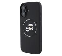 Funda para iPhone 16 Antichoque Chic con Diseño Karl y Choupette