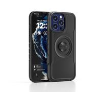 Funda para iPhone 17 16 15 14 Pro Max Air Compatible con Soporte Garmin - Carcasa Delgada y Antigolpes con Sistema Quarter-Turn Integrado, Fijación Segura y Rápido a para Porta Movil Bici