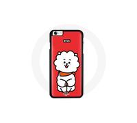 Funda para Iphone 4 BTS Bangtan Boys BT21 RJ de Jin Fondo Rojo