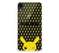 Funda para iPhone XR Oficial de Pokémon Pikachu Fondo Rayos. Elige el diseño Que más te guste para tu iPhone XR