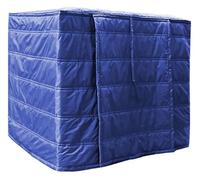 Funda para jaula de perro, tienda de campaña cálida de invierno para perros, resistente al viento y de privacidad, tela Oxford con relleno de algodón, ideal para protección y comodidad de mascotas