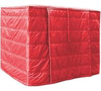 Funda para jaula de perro, tienda de campaña cálida de invierno para perros, resistente al viento y de privacidad, tela Oxford con relleno de algodón, ideal para protección y comodidad de mascotas