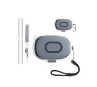 Funda para JBL Endurance Peak 3 Earbuds,toergy Soft TPU Clear Cover,Impermeable,a prueba de golpes, protección contra arañazos, fácil de llevar, con cordón, llavero y kit de limpieza (transparente)