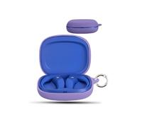 Funda para JBL Endurance Zone Wireless Headphones,daunke Funda de silicona suave, funda hipoalergénica con mosquetón, protección completa, lila