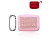 Funda para JBL GO 5 Altavoz Bluetooth Portátil, yystao Funda de Silicona Compatible con JBL GO5 Resistente a Golpes A Prueba de Polvo Duradero Rosa