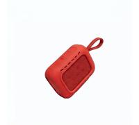 Funda para JBL Go 5, Funda Protectora de Silicona Blanda para Altavoz, Funda Protectora a Prueba de Golpes sin Costuras de 360° (Rojo)