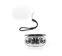 Funda para JBL SOUNDGEAR Clips Auriculares yystao Funda de Silicona Suave Compatible con JBL SOUNDGEAR Clips, con Cordón, Resistente al Polvo, Resistente a Golpes y Duradero, Blanco