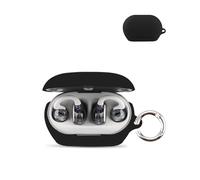 Funda para JBL Soundgear Clips Wireless Headphones,daunke Soft Silicona, Funda de Silicona Suave Funda Piel con Botón Redondo Protección Completa, Negro
