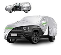 Funda para Jeep Renegade (2014-2024), Lona Impermeable para Jeep, con Correas Antiviento y Puerta con Cremallera, Funda Exterior para Jeep Renegade, a Prueba de Nieve, Protección Solar y Antipolvo.