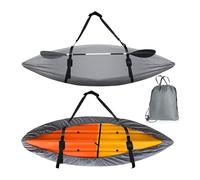 Funda para Kayak y Canoa, Funda for Almacenamiento de Kayak y Canoa 420D Oxford Grey, Varios tamaños(Fit 2.6m to 3 m Kayak)