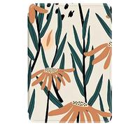 Funda para Kindle 2022 11.ª Gen Flip Funda PU Cuero Silicona TPU Blanda Carcasa Magnética Auto Despertar o Dormir Anti Caida Estuche Perro Cómico Flor Hoja Caso para Kindle 11.ª Gen 2022 6.0" (8)