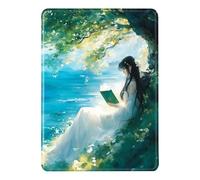 Funda para Kindle 2024/2022 6,0" 11ª Gen - Patrón Crisantemo Grueso Rosa Estuche Protector Auto Wake/Sleep con Antigolpes y Antiarañazos, PU + TPU Flip Carcasa 2024/2022 Kindle 6" (5)