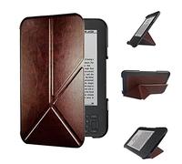 Funda para Kindle 3er teclado (modelo D00901) Smart Case Kindle 3er teclado (modelo D00901) Inteligencia empresarial Retro Funda de cuero