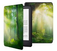 Funda para Kindle Oasis (Novena Y Décima Generación, Lanzamiento 2017/2019) Funda De Piel Sintética para Kindle Oasis-Bosque Natural