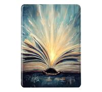 Funda para Kindle Paperwhite 2024 12ª Gen 7,0" - Patrón Libro Invertido Gato Estuche Protector Auto Wake/Sleep con Antigolpes y Antiarañazos, PU + TPU Flip Carcasa Kindle Colorsoft (1)