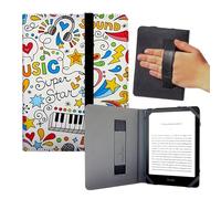 Funda para Kindle Paperwhite 7" - Compatible con Kindle Paperwhite 2024-2025, Funda para Libro electrónico de Varios Estampados - ebook, con sujeta Mano, Suave y Ligera. (11)