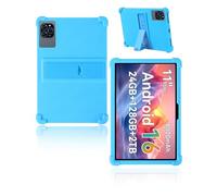 Funda para KINGRID W90/KINGRID T90 Tablet 11 Pulgadas 2025 Última yystao Niños Funda Suave Silicona Compatible con KINGRID W90/KINGRID T90 Soporte Ajustable (Azurazul)