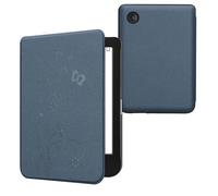 kwmobile Carcasa Compatible con Kobo Clara BW/Colour Funda - Funda con Tapa y Cierre magnético de Cuero sintético - Flores y Mariposas