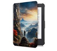 Funda para Kobo Clara Colour/BW 2024 y Kobo Clara 2E 2022 | Delgado, resistente a los arañazos, impermeable, anticolisión | Auto Despertar o Dormir | Aurora Mariposa Patrón, 6" Pantalla (9)