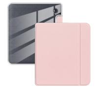 Funda para Kobo Libra Color 2024 de 17.8 cm, ultra transparente, suave, flexible, transparente, cubierta trasera de TPU con apagado y encendido automático para Kobo Libra, color rosa