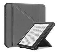 Funda para Kobo Sage eReader 8" en Cuero Sintético Gris con Auto Sleep/Wake