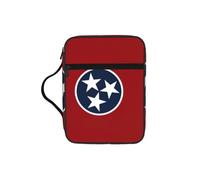 Funda para la Biblia con estampado de la bandera del estado de Tennessee, funda de transporte con asa duradera, bolsa protectora de la iglesia para hombres y mujeres