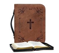 Funda para la Biblia - Funda de piel sintética, cubierta protectora para las Escrituras | Bolsa de diario de poliuretano resistente al agua, protector de libro religioso duradero, bolsa de transporte