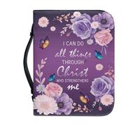 Funda para la Biblia para hombres y mujeres, funda grande impermeable para la Biblia con asa y regalos patrióticos del 4 de julio, bolsa de la Biblia, Portada de la Biblia R, 11.2 X 8 in, Mochilas
