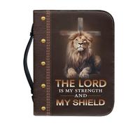 Funda para la Biblia para hombres y mujeres, funda grande impermeable para la Biblia con asa y regalos patrióticos del 4 de julio, bolsa de la Biblia, Portada de la Biblia Q, 10.2 X 7 in, Mochilas