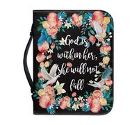 Funda para la Biblia para hombres y mujeres, funda grande impermeable para la Biblia con asa y regalos patrióticos del 4 de julio, bolsa de la Biblia, Portada de la Biblia D, 12 X 9 in, Mochilas Tote