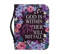 Funda para la Biblia para hombres y mujeres, funda grande impermeable para la Biblia con asa y regalos patrióticos del 4 de julio, bolsa de la Biblia, Portada de la Biblia F, 10.2 X 7 in, Mochilas