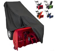 Funda para lanzador de nieve eléctrico con tela Oxford 210D impermeable, dobladillo elástico y cordón para un ajuste seguro