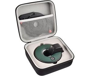 Funda para láser Bosch Atino con cinta métrica integrada, organizador para almohadilla de gel, tapa protectora para almohadilla de gel, adaptador de pines, gran capacidad, color negro (solo caso)