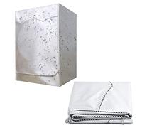 Funda para lavadora al aire libre, impermeable, a prueba de polvo, antienvejecimiento, para lavadora/secadora de carga frontal (XL)