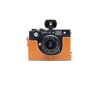 Funda para Leica mara de película), Zakao hecha a mano de piel auténtica auténtica con correa de mano (amarillo)