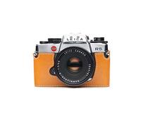 Funda para Leica R5, Zakao hecha a mano de piel auténtica con correa de mano