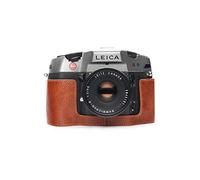 Funda para Leica R9, Zakao hecha a mano de piel auténtica con correa de mano