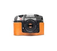 Funda para Leica R9, Zakao hecha a mano de piel auténtica con correa de mano